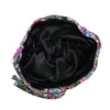 Butterflies & Circles--ADJUSTABLE DRAWSTRING Satin Lined Cap