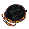 Geometric Floral--ADJUSTABLE DRAWSTRING Satin Lined Cap