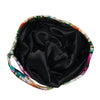 Flowers--ADJUSTABLE DRAWSTRING Satin Lined Cap