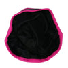 HOT Pink--ELASTIC BAND Satin Lined Cap