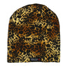 Cheetah--ELASTIC BAND Satin Lined Cap