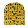African Safari --ELASTIC BAND Satin Lined Cap