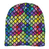 Watercolor --ELASTIC BAND Satin Lined Cap