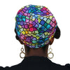 Watercolor --ELASTIC BAND Satin Lined Cap