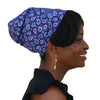 Blue Paisley --ELASTIC BAND Satin Lined Cap