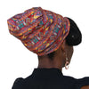 Geometric Diamonds --ELASTIC BAND Satin Lined Cap