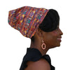 Geometric Diamonds --ELASTIC BAND Satin Lined Cap