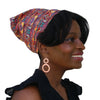 Geometric Diamonds --ELASTIC BAND Satin Lined Cap