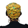 African Safari--ADJUSTABLE DRAWSTRING Satin Lined Cap
