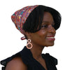 Geometric Diamonds--ADJUSTABLE DRAWSTRING Satin Lined Cap