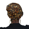 Cheetah--ADJUSTABLE DRAWSTRING Satin Lined Cap