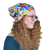 Butterflies--ADJUSTABLE DRAWSTRING Satin Lined Cap