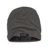 Heather Gray--ELASTIC BAND Satin Lined Cap