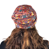 Geometric Diamonds --ELASTIC BAND Satin Lined Cap