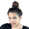 5 Pack Bundle Satin Scrunchie's--Black