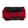 Satin Lined Headband-Red