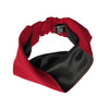 Satin Lined Headband-Red