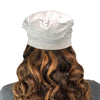 Light Gray--ELASTIC BAND Satin Lined Cap