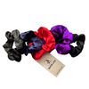 5 Pack Bundle Satin Scrunchie's Multi Color