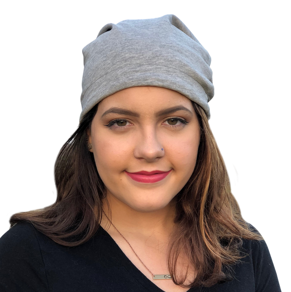 Light Gray--ADJUSTABLE DRAWSTRING Satin Lined Cap – Satin Life